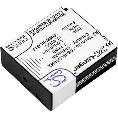 Udskiftning Digital kamerabatteri 7.4V 1050mAh Li-ion til Panasonic