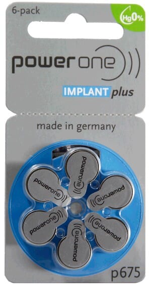 Aide auditive Imp powerone lant 675 blister 6