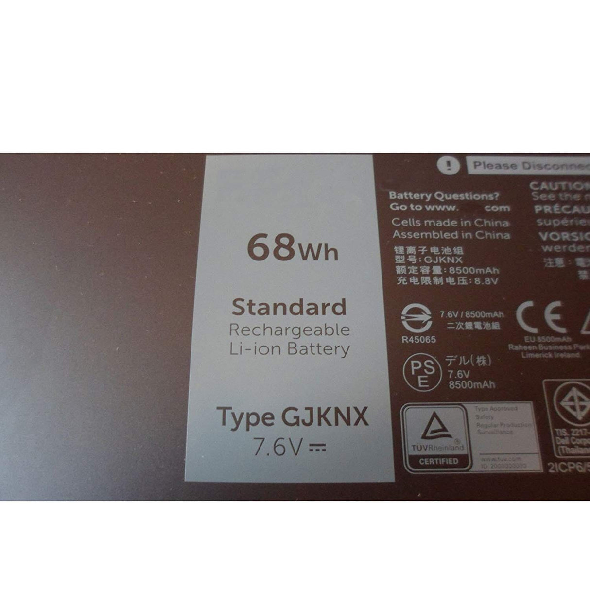 Batterie d'ordinateur portable Dell 4-Cell