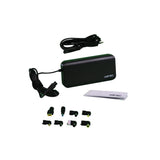 Adaptateur Universal Yanec Universal ordinateur portable AC 90W avec 8 conseils - noir