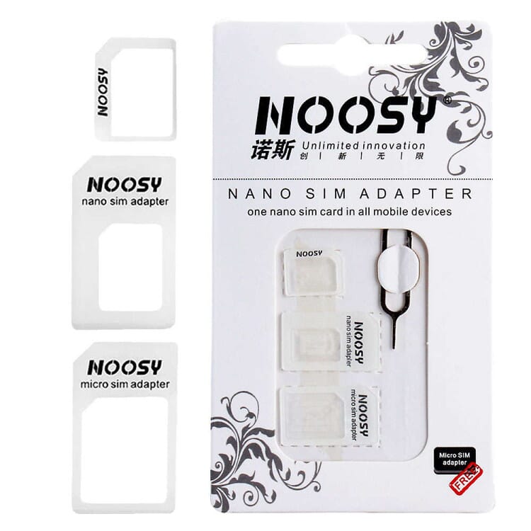 Adaptateur pour cartes nano et micro SIM