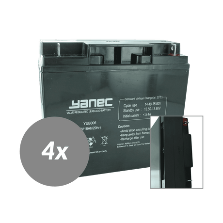 Kit de remplacement de batterie Yanec UPS rbc11 (hors câbles)