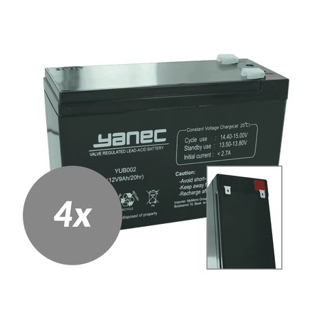 Kit de remplacement de batterie Yanec UPS rbc107 (hors câbles)