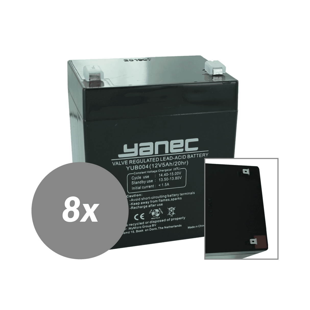 Kit de remplacement de batterie Yanec UPS rbc155 (hors câbles)