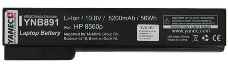 Batterie d'ordinateur portable Yanec 5200mAh
