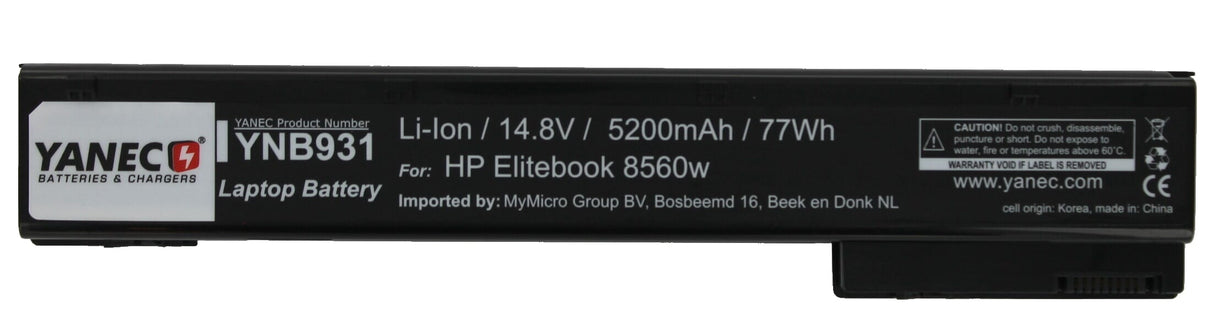 Batterie d'ordinateur portable Yanec 5200mAh