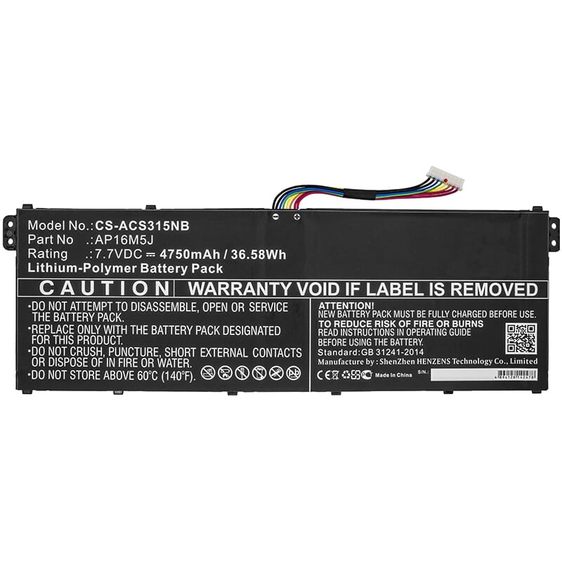 Batteria per laptop sostitutiva 4750 mAh