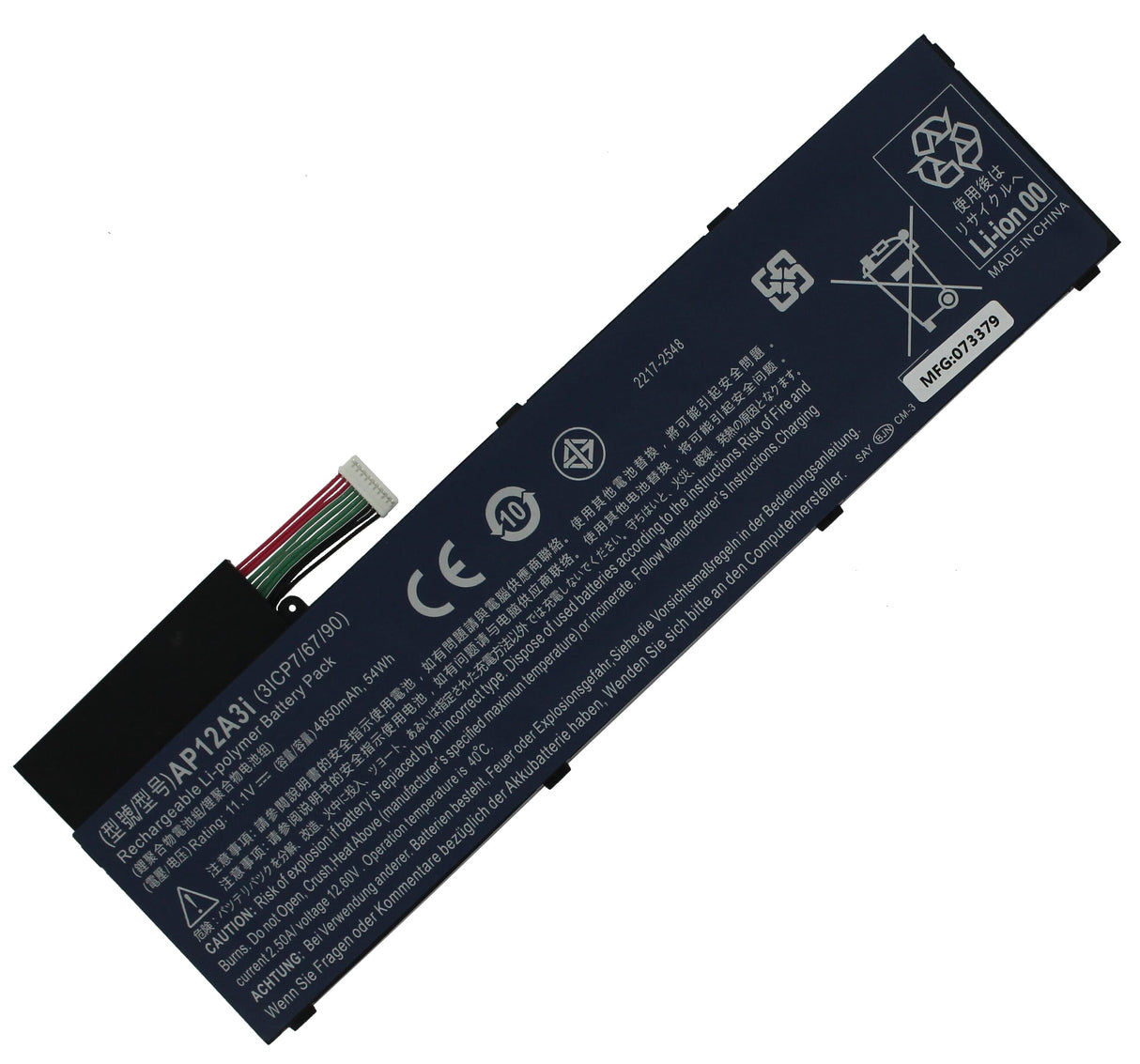 Blu-Basis Laptop Batterie 4860 Mah