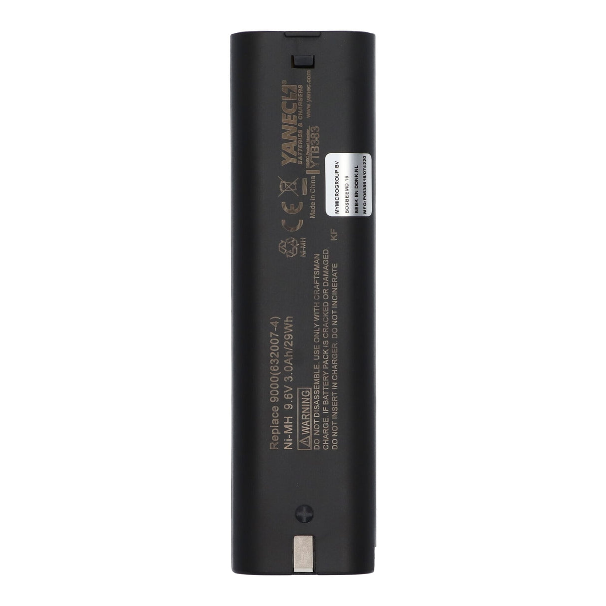 Batterie outil Yanec 9,6v 3ah ni-mh pour Makita interne