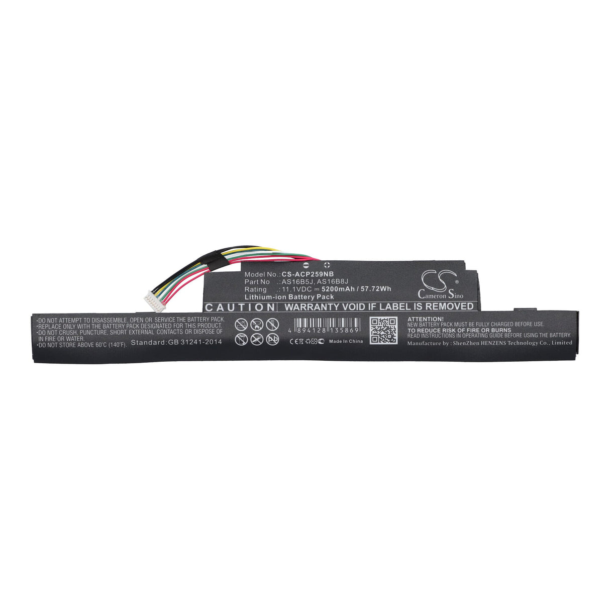 Pièces de remplacement Batterie de l'ordinateur portable 4400 mAh