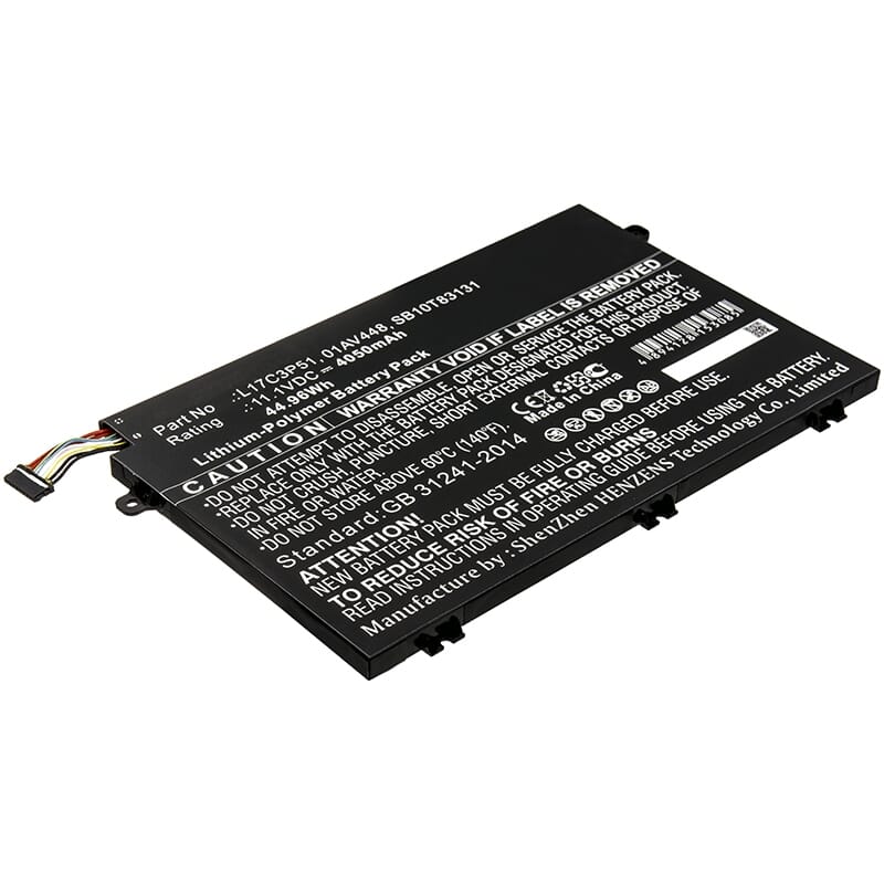 Pièces de remplacement Batterie d'ordinateur portable 4050mAh