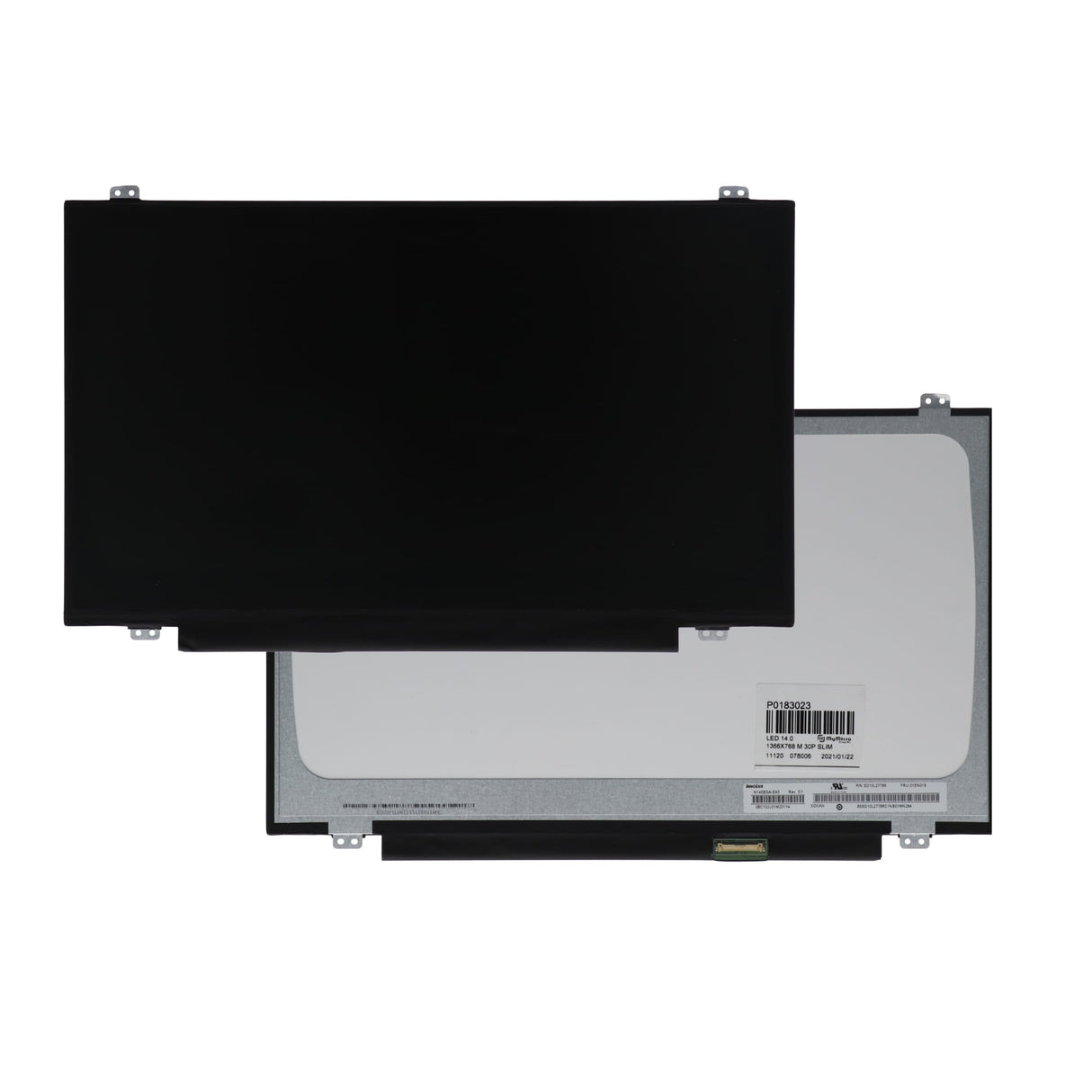 OEM 14,0 tum LCD -skärm 1366x768 Gloss 30pin EDP