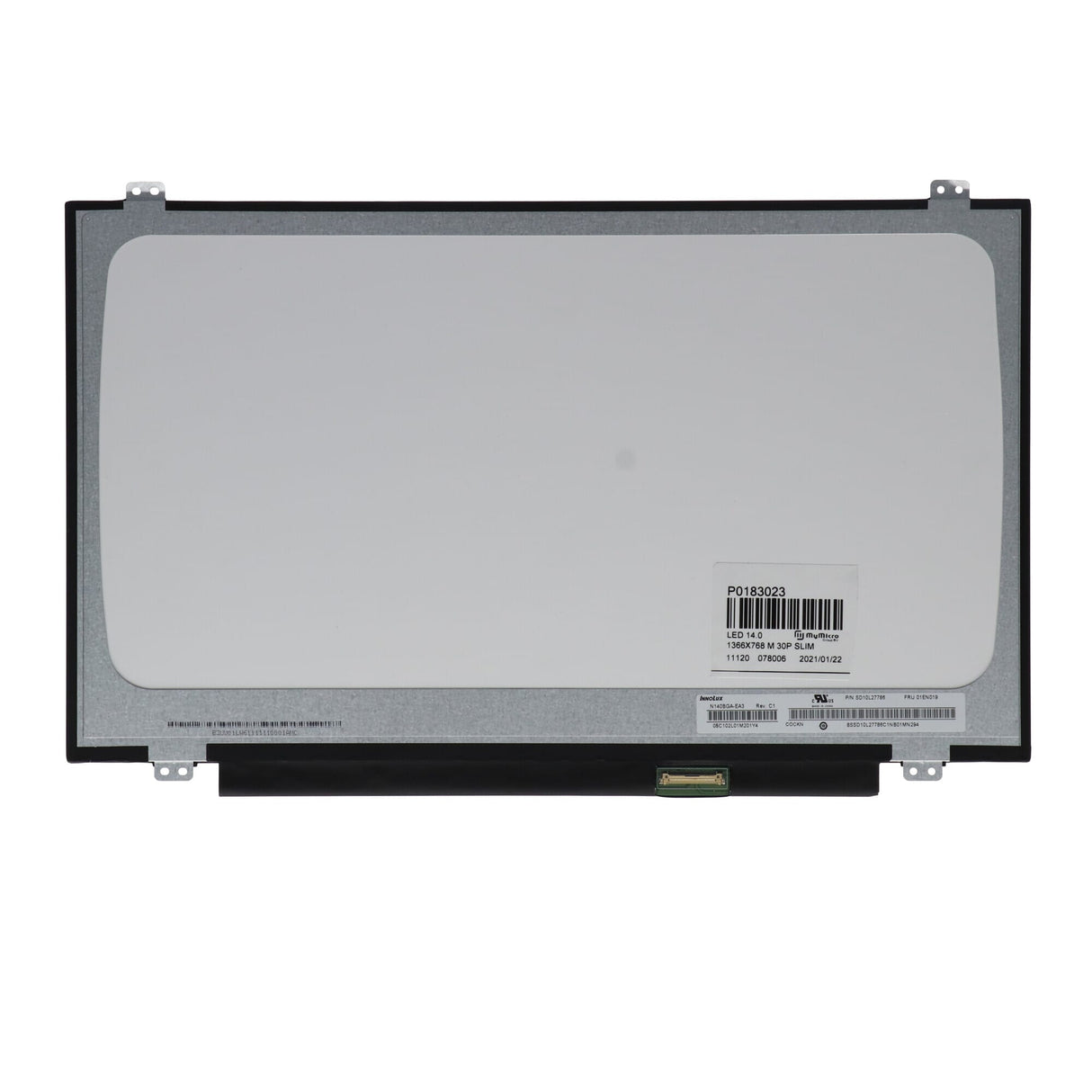 OEM 14,0 tum LCD -skärm 1366x768 Gloss 30pin EDP