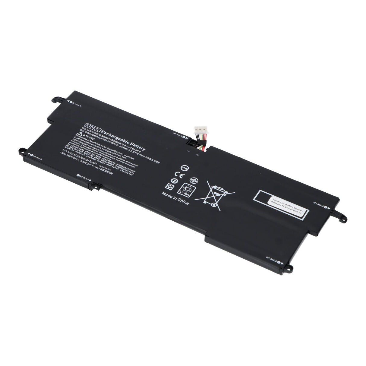 Batterie d'ordinateur portable de remplacement 6300 mAh