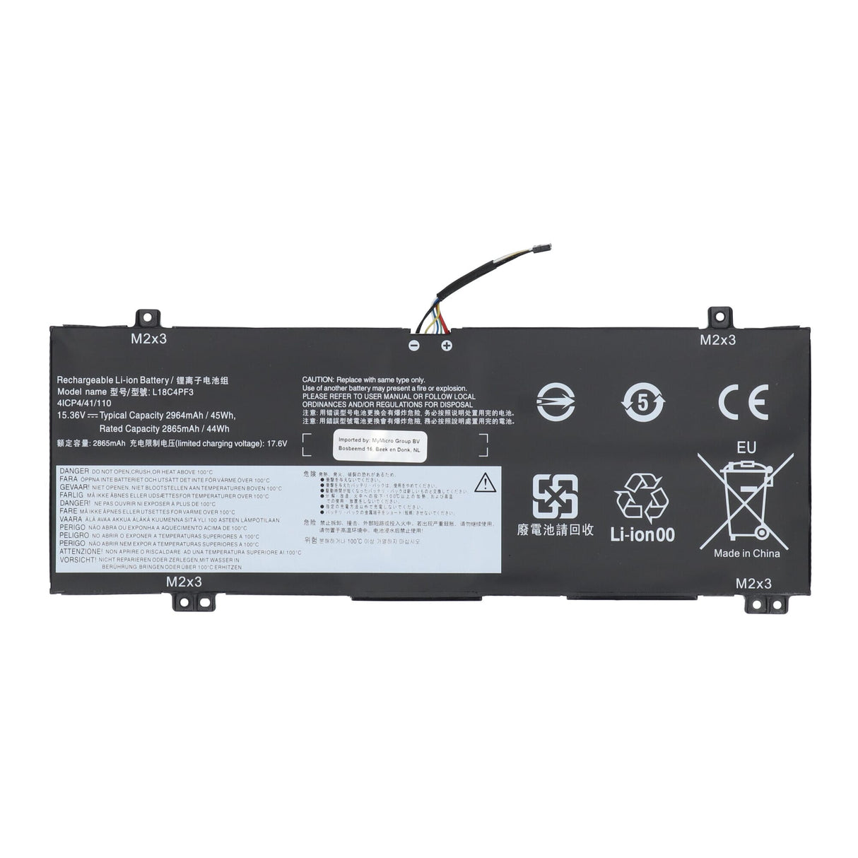 Replacement Laptop Accu 2850 mAh