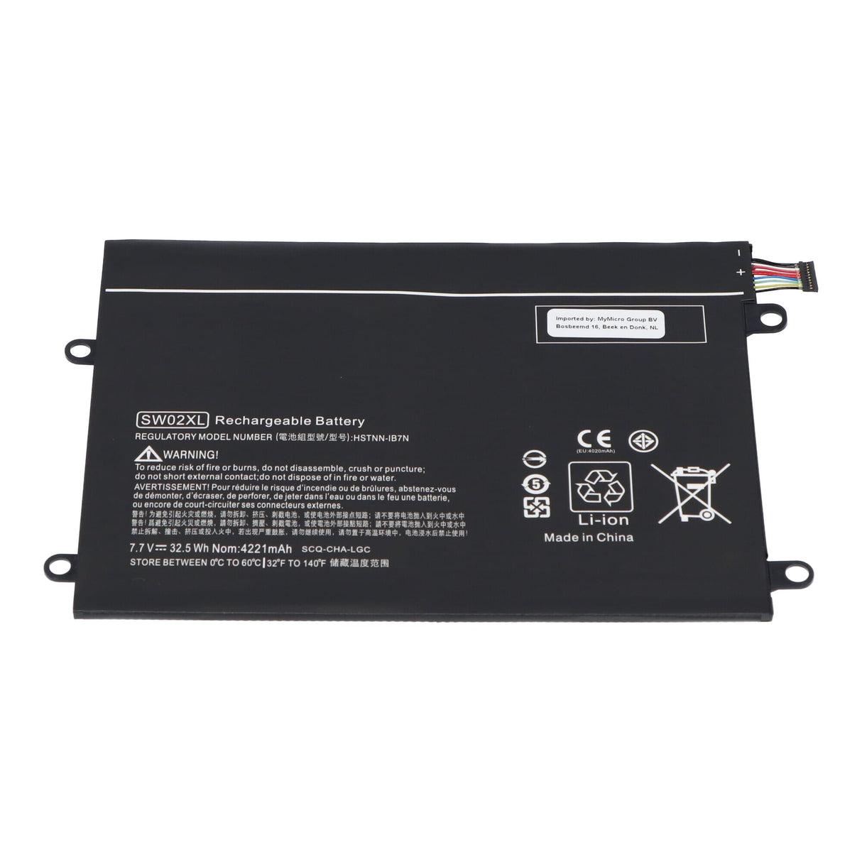 Batterie d'ordinateur portable de remplacement 4200 mAh