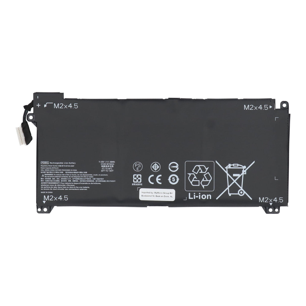 Pièces de rechange batterie d'ordinateur portable 5600 mah