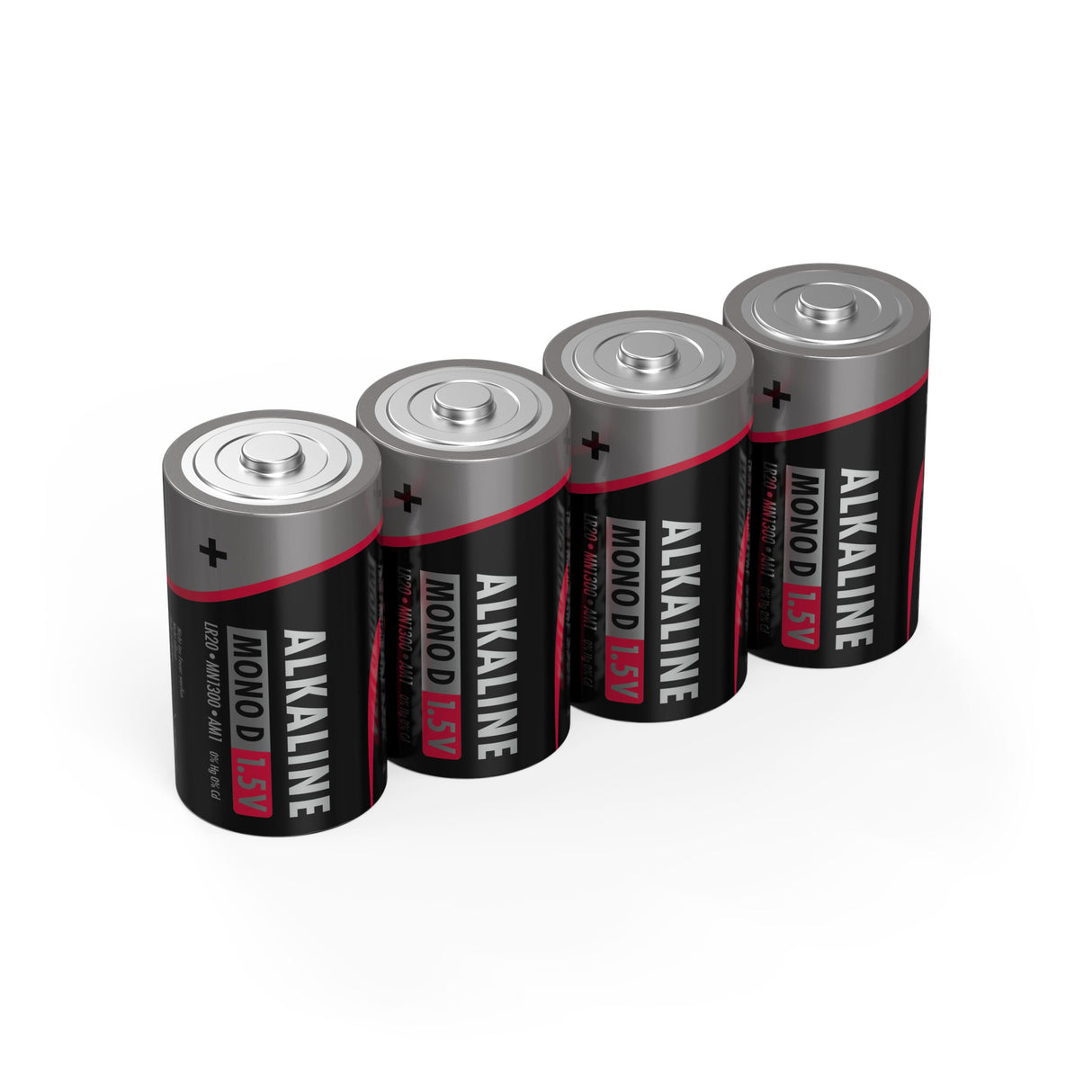 Ansmann Alcaline Battery Mono D LR20 4 PCS. film rétractable