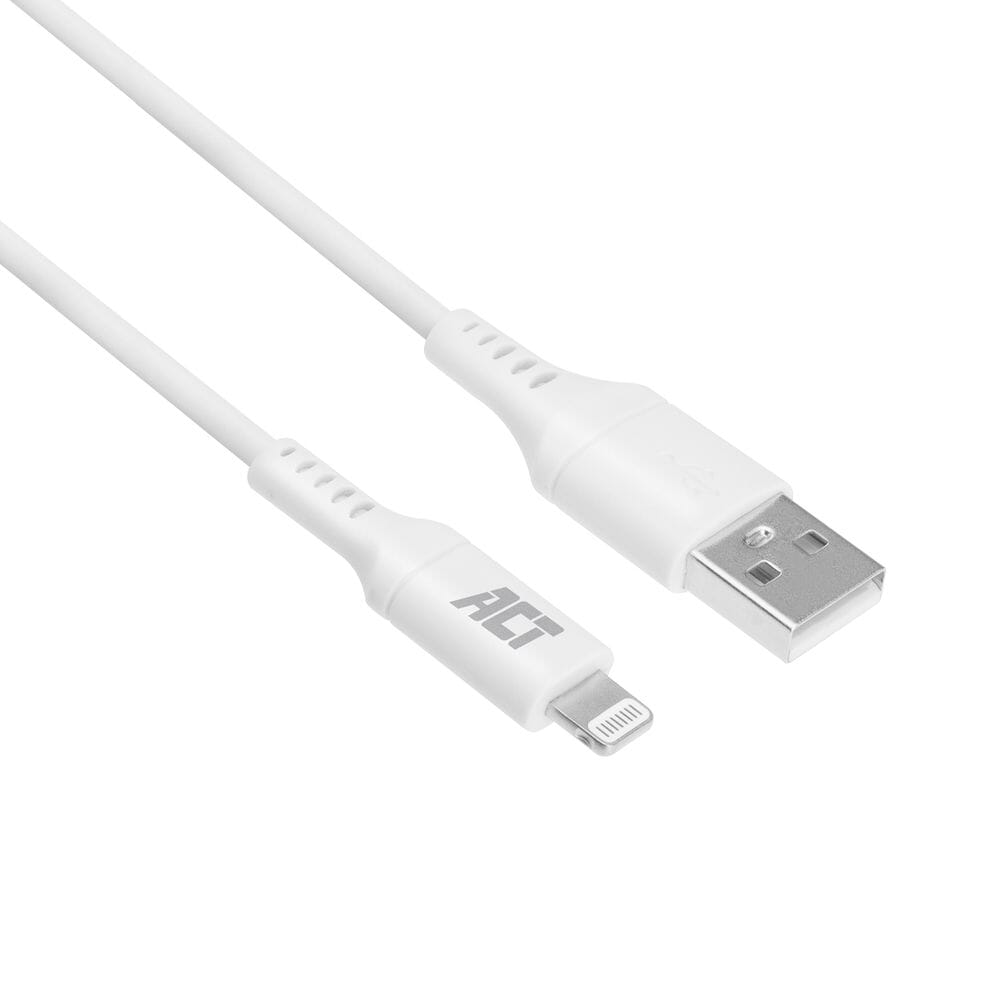 Câble de chargement et de données Act USB A vers Lightning 2 m certifié MFI