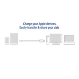 Câble de chargement et de données Act USB A vers Lightning 2 m certifié MFI