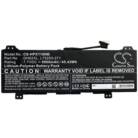 Batterie d'ordinateur portable 5900 mah