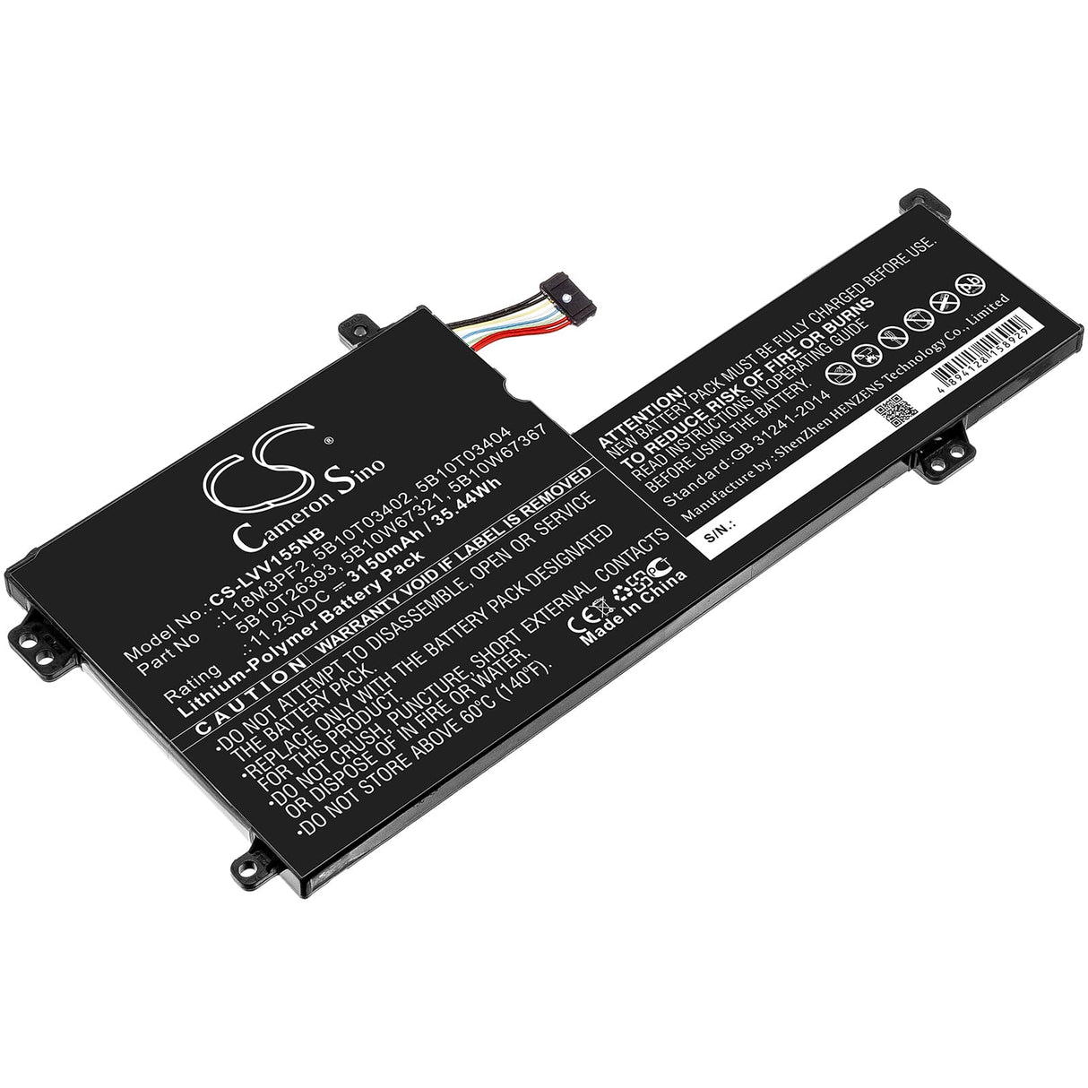 Ersatz Laptop Batterie 3150mah