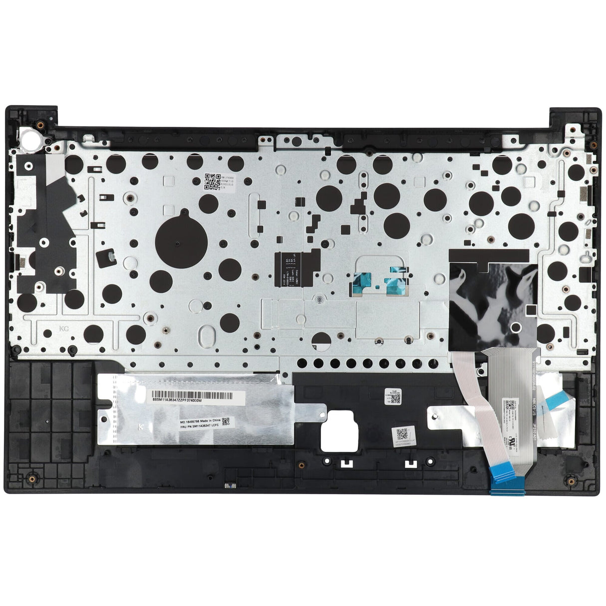 Clavier d'ordinateur portable Lenovo qwerty us + capot supérieur - noir