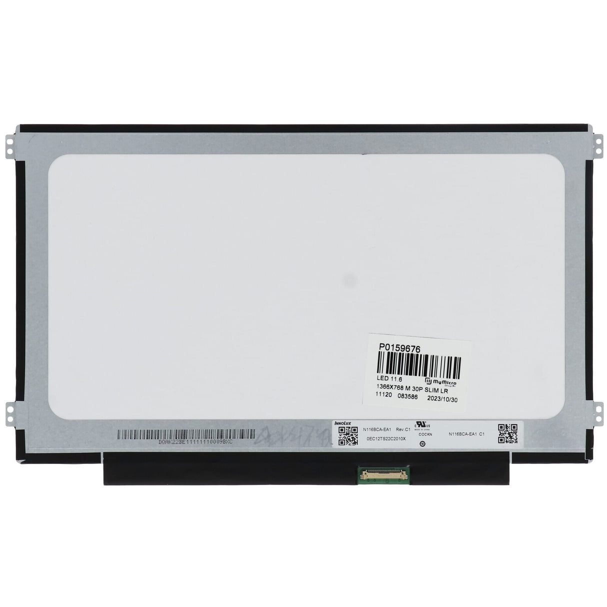 OEM 11,6 palce LCD obrazovka 1366x768 MAT 30PIN EDP, IPS