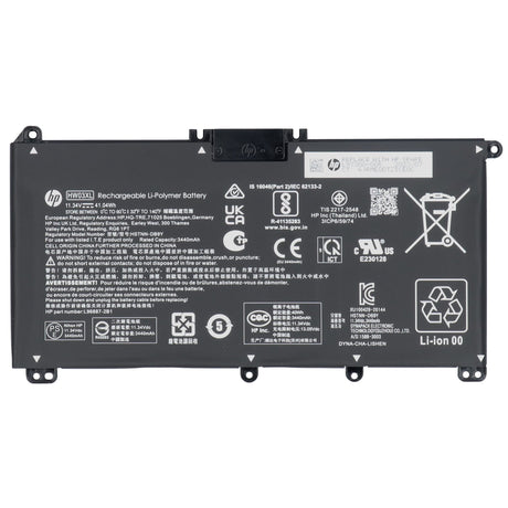 Batterie d'ordinateur portable HP 3440 mAh