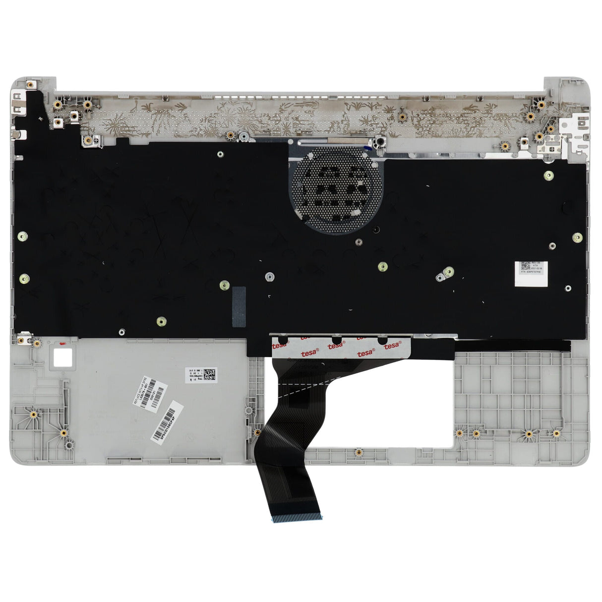 Ty Clavier pour ordinateur portable HP QWER US + Top Cover - Argent