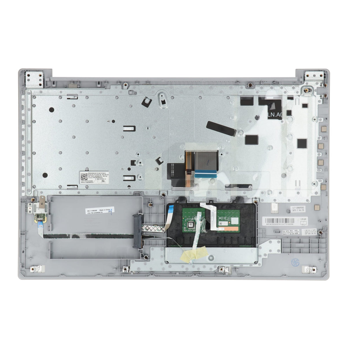 Clavier d'ordinateur portable Lenovo qwerty us + capot supérieur, rétroéclairé