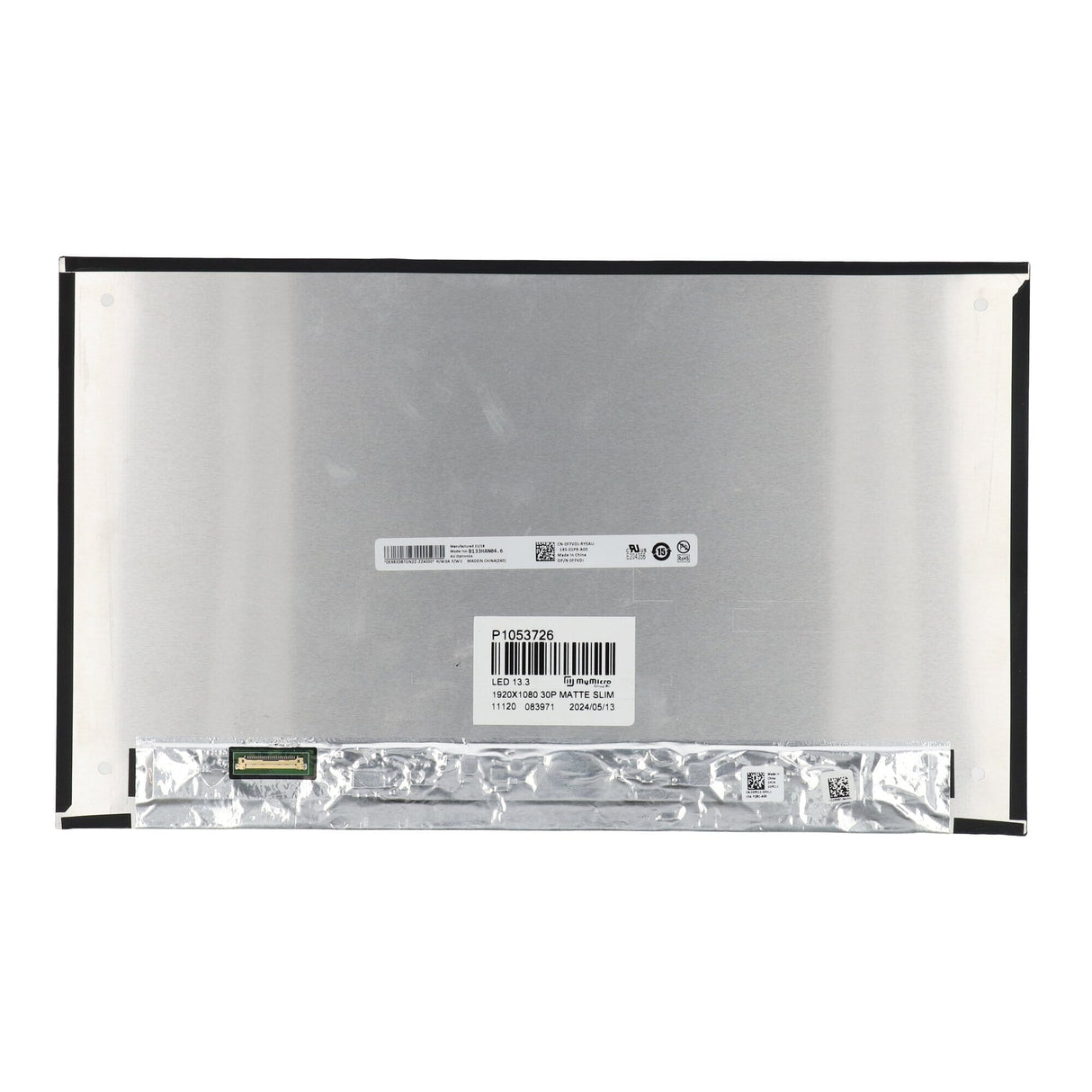 Écran LCD OEM 13,3 pouces 1920x1080 MAT 30pin EDP, IPS