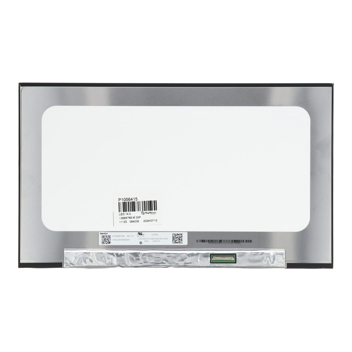 Écran LCD 14,0 pouces 1366x768 MAT 30pin EDP