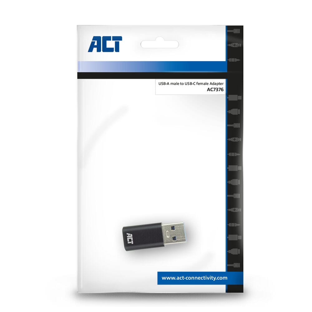 Adaptateur Act USB-A mâle vers USB-C femelle