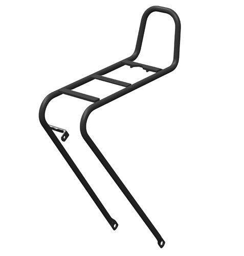 Basil support avant steco mik avec fixation par boulon de couronne - noir mat