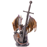 Dragon bouclier de feu de légendes sombres