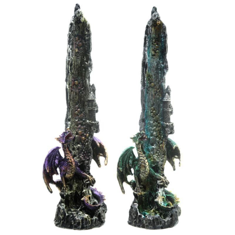 Porte encens sur pied cascade dragon
