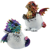 Éléments éclosant un œuf de dragon