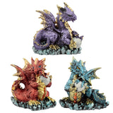 Éléments dragon mère avec jeunes
