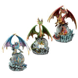 Boule à neige dragon boule de cristal légendes sombres