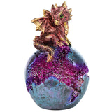 Oeuf de dragon géode à LED pour bébé dragon