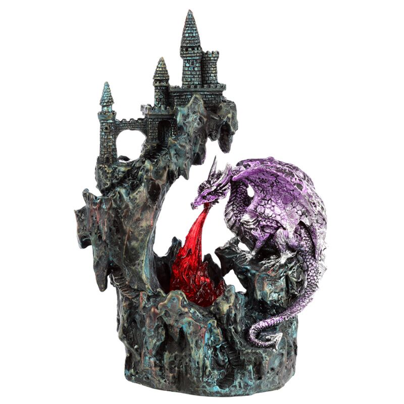 Château de falaise dirigé par un souffle de feu de légendes sombres
