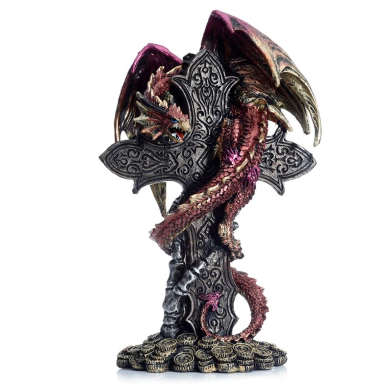 Légendes sombres, croix celtique, trésorier, dragon