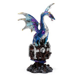 Boîte de rangement d'arbre au trésor de dragon de cauchemar enchanté