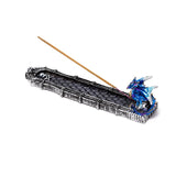 Support d'encens de dragon de crâne de déchirure de cauchemar enchanté