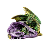 Famille de dragons de cauchemar enchanté