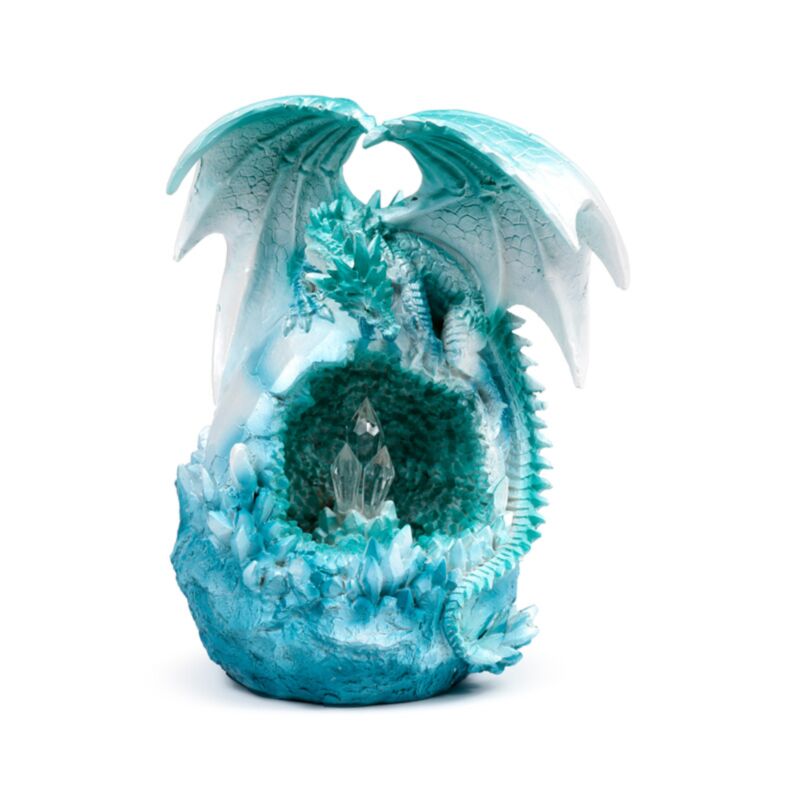 Les légendes sombres ont mené le dragon de la grotte de glace en cristal