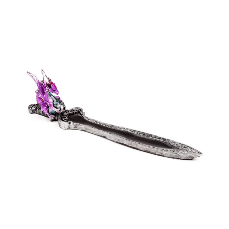 Porte-encens mini dragon améthyste Dark Legends