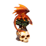 Arbre des légendes sombres du dragon de feu mort