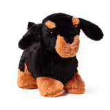 Butoir de porte en peluche chien saucisse